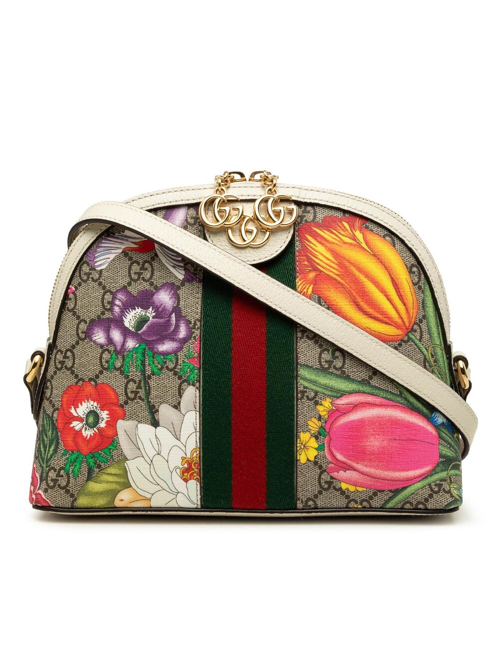 Gucci Small Gg Supreme Web Flora #365420G11B